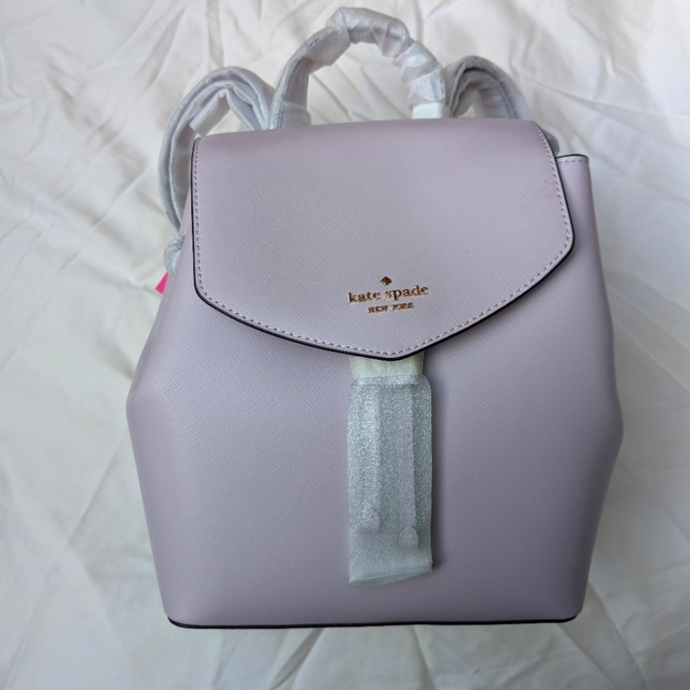 Kate Spade lilac mid backpack with tags